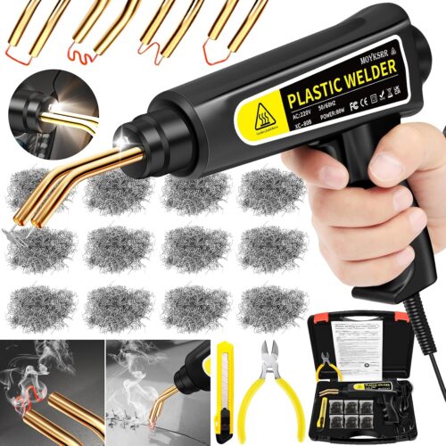 Soudeuse plastique MOYKSRR 80W – Kit 800 agrafes (6 types)