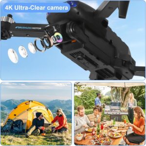 Drone pour Enfant avec Camera 1080P HD, Drone Quadricoptere FPV WiFi Telecommande, Mode sans Tete, Maintien d'Altitude, 360Flips, C