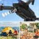 Drone pour Enfant avec Camera 1080P HD, Drone Quadricoptere FPV WiFi Telecommande, Mode sans Tete, Maintien d'Altitude, 360Flips, C