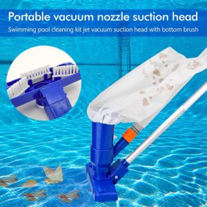 Pool Vacuum Cleaner, Portable Telescopic Pole, Blue