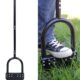 CKLT 105cm Manual Edger Cutter Carbon Steel Blade Long Handle Rubber Wide Platform Rust Resistant Garden Maintenance Tool with Manga