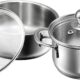 Kopf 124238 Mini cocotte Parvus, 2 pieces, Ø 12 14 cm, 0,65 0,7 litre, inox