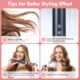 NDLT Seche Cheveux 6 en 1 Air Styling, Hair Styler Seche Cheveux, Brosse Seche Cheveux, Brosse Lissante, fer a Friser, Brosse Ronde