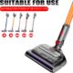 Italdos Brosse Turbo motorisee Lave-vaisselle compatible pour Dyson V7 V8 V10 V11 V15 Aspira et Lava Convient pour sol en marbre en