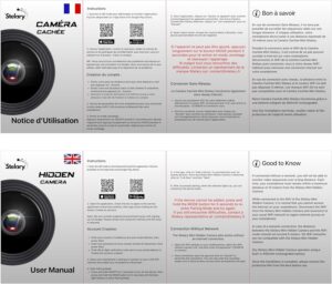 Stelary Spy Camera Magnetic Mount Mini Hidden Camera Discreet Surveillance Security Camera for Home 128GB Micro SD Slot