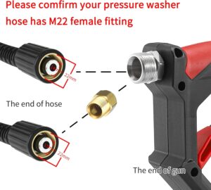 Pistolet haute pression Tool Daily - Canon mousse, 5 buses