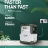EHOM EP600 - Station d'alimentation - Batterie LiFePO4 EVE - 512 Wh - 230 V CA 5521 USBvoituresans fil - 600 W (crete 1200 W)