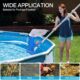Aspirateur de piscine ZZXLOPEZ 168 cm portable, 4 tiges