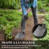 HYCHIKA Beche de Jardin Circulaire