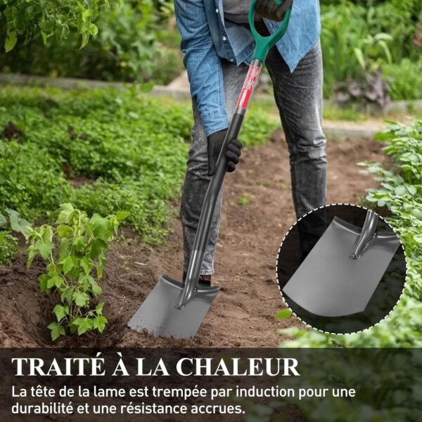 HYCHIKA Beche de Jardin Circulaire