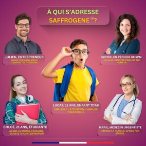 Safran Gummies SaffroGene 60 - Anti-stress & Humeur