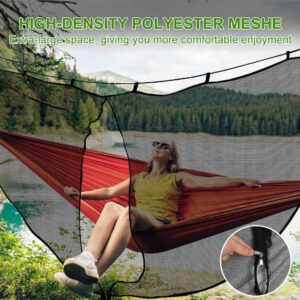 Udbrud Hamac de Camping avec Moustiquaire, Camping avec moustiquaire Fermeture eclair Double Face Protection a 360 Anti-Insecte De