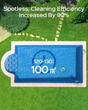 Robot piscine WYBOT 130 min - Double moteur, puissant
