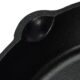 Amazon Basics Poele a frire en fonte pre-enduite, 38.9 cm, Noir