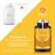 VITAMINE D3 100 Pure - 2000 UI - 1000 des Apports Journaliers Sante des Os des Dents - Immunite - 60 Gelules Nutrimea - Fa