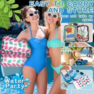 Hamac gonflable piscine ITMNMNL 4-en-1 flottant 2 pcs