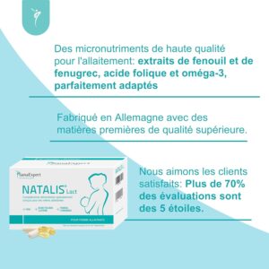SanaExpert Natalis Lact Allaitement Fenouil Fenugrec DHA