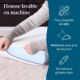 LUCID Memory Foam Pillow 40 x 60 cm Cooling Gel Infused Breathable Cushion Washable Cover Memory Shape Pillow, White