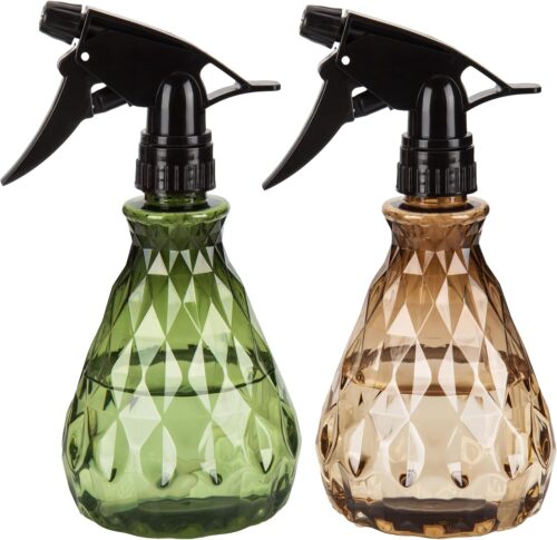 Vwoqiy 2 Pieces 500ML Vaporisateur Bouteilles Vide Rechargeable, Bouteilles Eau Plastique Vides, Flacon Pulverisateur, Spray Bouteil