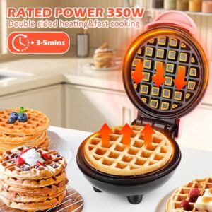 Mini gaufrier belge 10 cm double face 350 W 220 V classique