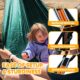 NATUREFUN Hamac Ultra-leger de Voyage Camping 300 kg Capacite de Charge,(275 x 140 cm) Nylon a Parachute 2 x Mousquetons de quali