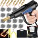 POWZOO 80W Soudage plastique Machine,Kit de Reparation avec 800Pcs 6 Sortes Agrafeuse Chaud,Soudure Plastique,Reparation de Pistolet
