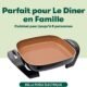 Poêle électrique BELLA à frire – revêtement antiadhésif