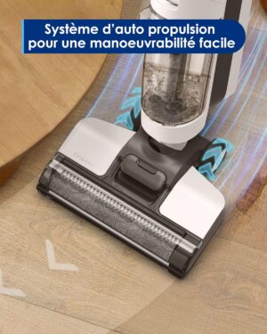 81zkEpdL9sL._AC_SL1500_.jpg Tineco iFloor 3 Breeze Plus Aspirateur Laveur Sec Humide, Nettoyeur de Sol sans Fil et Serpilliere Legere pour Nettoyer Les Sols Dur