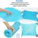 Coussin de Siege en Gel a Memoire, Coussin en Gel, Coussin Chaise Ergonomique Orthopedique pour Bureau, Voiture, Fauteuil Roulant, C