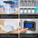 916nIIKI4rL._AC_SL1500_.jpg KESSER Machine a glacons Acier Inoxydable Machine a Glace 150 W 12 kg 24 h 3 Tailles de glacons Preparation en 6 Min Rese