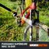 WORX Nitro 18V(20V Max) Nettoyeur Haute Pression sans Fil Hydroshot WG633E.1, PowerShare, Nettoyage de Terrasse Lavage de Voiture, M