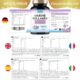 Premium Collagene Marin Complex 1000mg hautement dose Acide Hyaluronique - 120 Caps Coenzyme Q10, Zinc, Cuivre, Manganese, Vitam