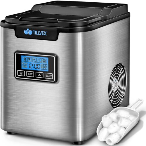 Machine à glaçons tillvex inox 12 kg/24h, 3 tailles
