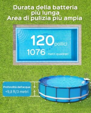 Robot de piscine WYBOT sans fil – piscines jusqu'à 100 m²