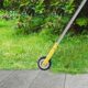 YEELOR Adjustable Length Rotary Edger Trimmer Stainless Steel Lawn Tool for Manual Edging Rotary Edging for Sidewalks Gardens Drivew
