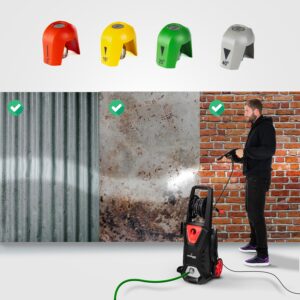 Lehmann Colorado Nettoyeur Haute Pression Professionnel avec Moteur a Induction, 3000 W, Max. 260 Bar, Debit 492 lh, Tuyau Haute Pr