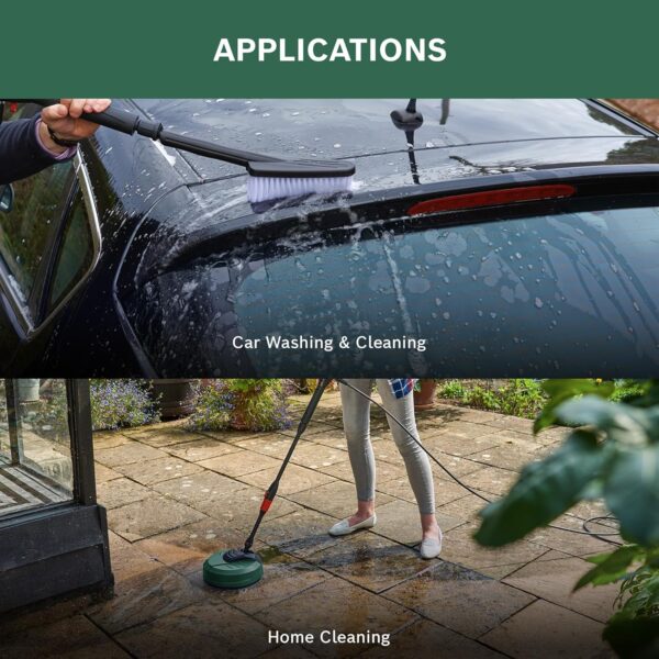 91P3qEJmsjL._AC_SL1500_.jpg Bosch Home and Garden Kit de nettoyage Bosch Nettoyeur haute pression pour maison et voiture (avec nettoyeur de surfaces et patios,