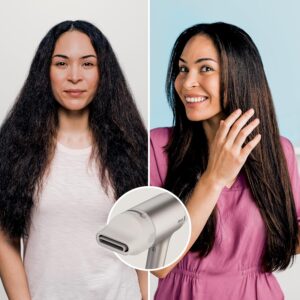 Shark STYLE iQ Seche-cheveux et styler 3-en-1, brosse de style, concentrateur, diffuseur de boucles, ionique, sechage rapide, sans d