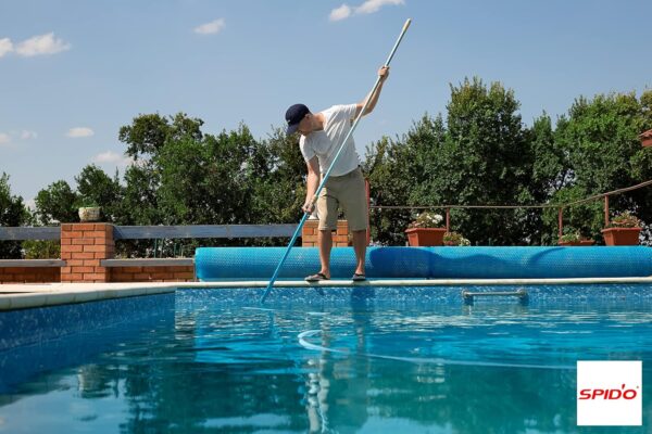 Spid'O 2976 Triangular Pool Mop Head, Blue, 12 x 27 x 22 cm