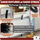WEIDEBACH Brosse A Radiateur De 125cm De Long 75cm De Brosse en Nylon Brosse A Radiateur sans Poils d'animaux, Brosses pour Attei