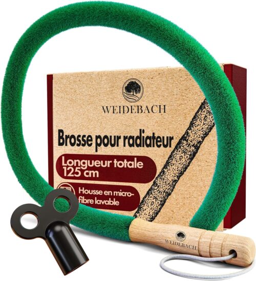 Brosse à radiateur WEIDEBACH 125/110cm microfibre sans poils