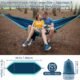 Hamac XXL 2 Places 300 x 200 cm Pliable, Ultra-Leger et Portable Hamac Exterieur avec Capacite de 300 kg Ideal pour Jardin, Ca