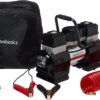 Amazon Basics - Digital Portable Air Compressor with a Pair of Battery Clips and Carry Case, BlackRed