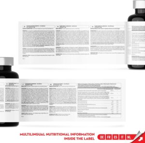 Demon Labz Testo Demon Complexe Zinc Acides Amines pour hommes avec Maca, Vitamines B et Extraits Botaniques 120 Gelules (30 P