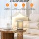 91kHvgsCe4L._AC_SL1500_.jpg Dreo Chauffage d'appoint Atom One, Oscillant sur 70, Electrique, Radiateur ceramique PTC avec thermostat, Minuterie 1-12 h, Telecom