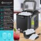 Machine à glaçons KESSER inox 12 kg/24h, écran LED