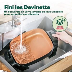 Poêle électrique BELLA à frire – revêtement antiadhésif