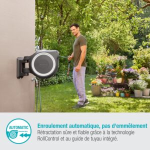 91zQeIS-GL._AC_SL1500_.jpg Enrouleur de tuyau mural Gardena RollUp L 30 m Ø13 mm