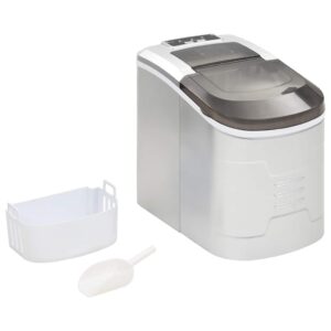 Machine à glaçons argenté 2,4 L capacité – 15 kg/24 h