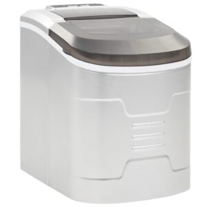 Machine à glaçons argenté 2,4 L capacité – 15 kg/24 h
